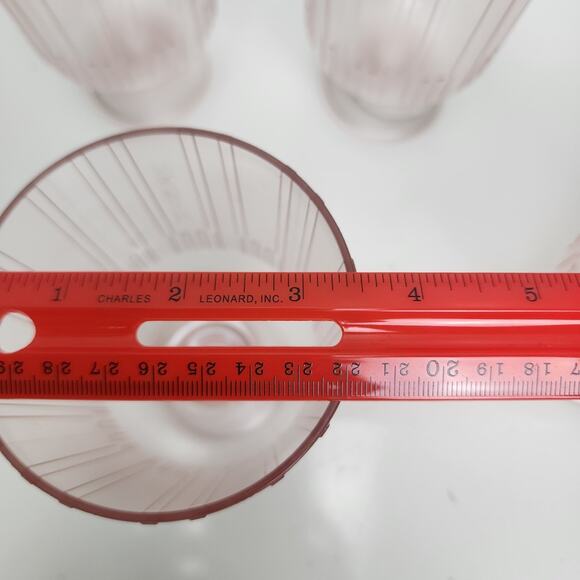 Hearth & Hand with Magnolia Set of 4 Plastic Pink Wine Goblets & 1 Tumbler NWT - Picture 5 of 11